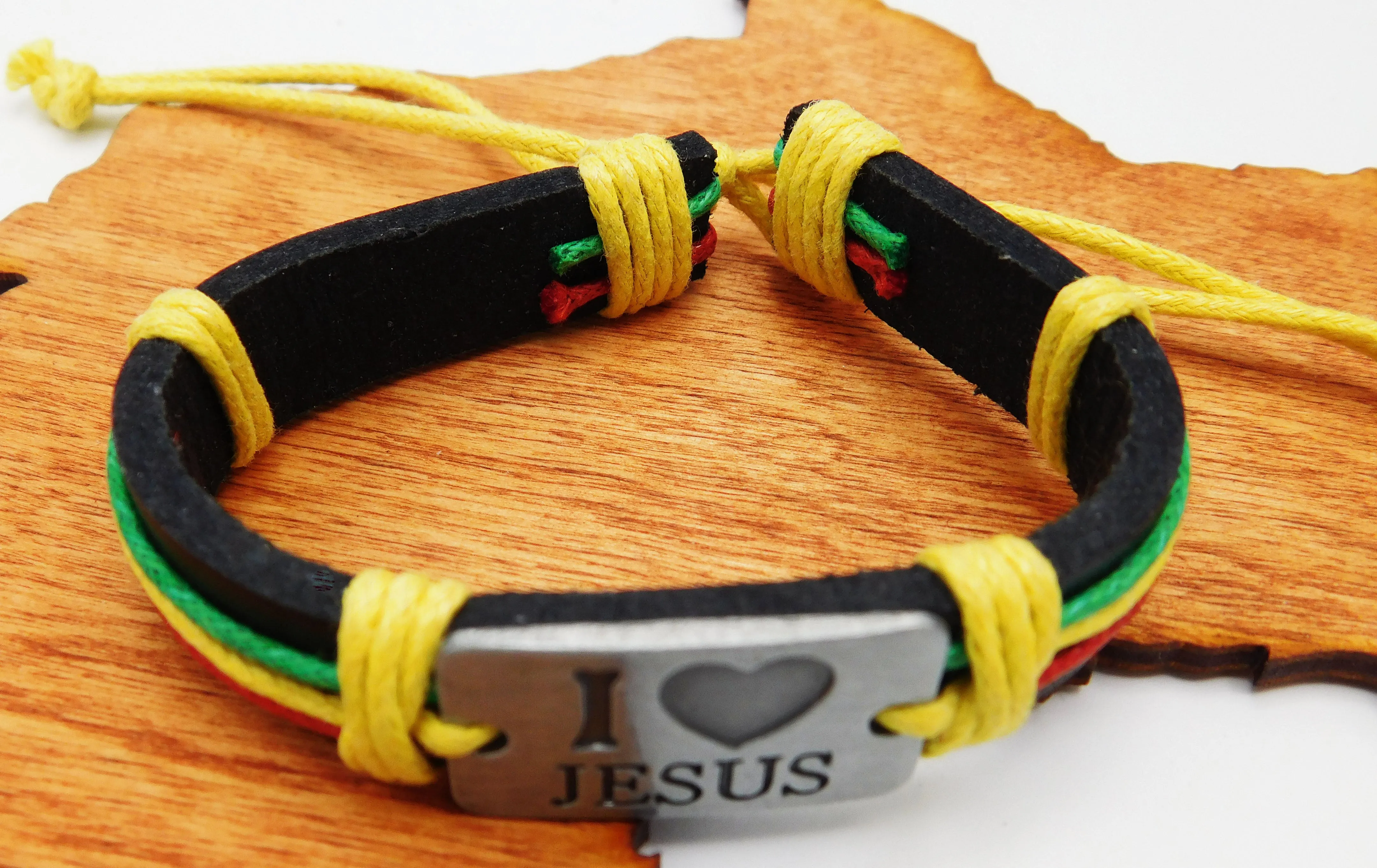 I Love Jesus Bracelet Adjustable Jewelry Gift Ideas