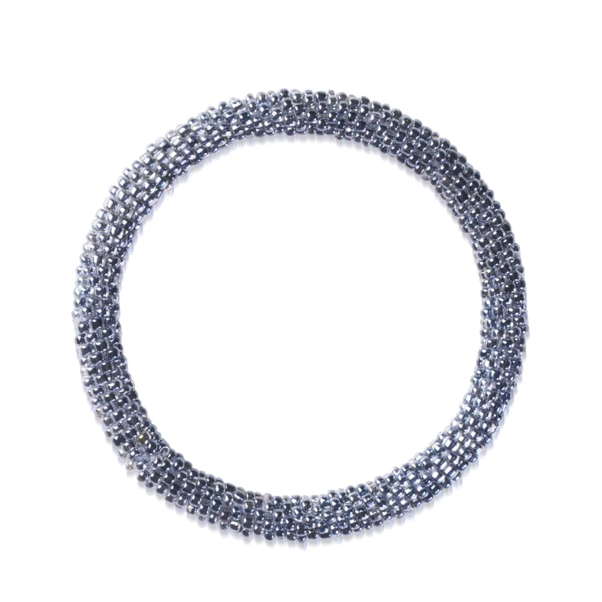 Ice Moon | Himalayan Glass Bead Bracelet