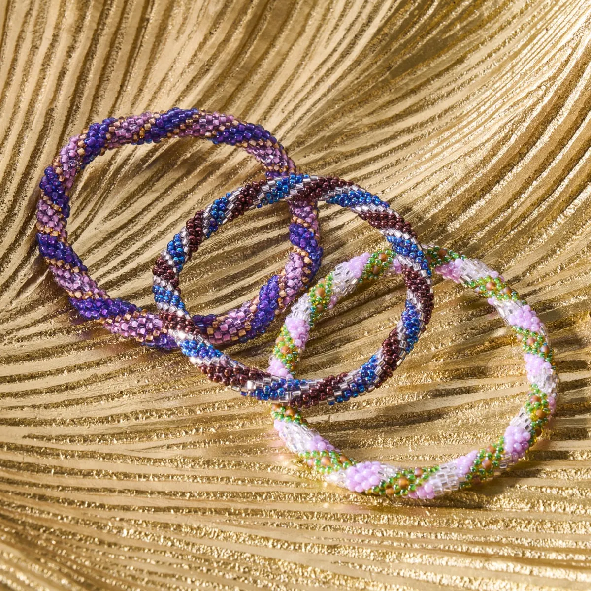 Icey Dreams | Himalayan Glass Bead Bracelet