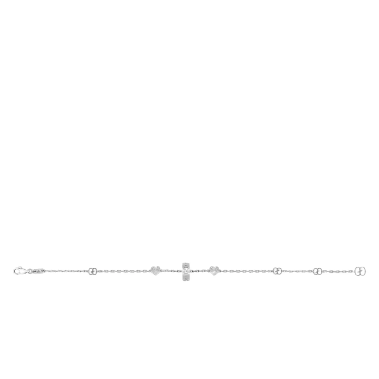 Icon Heart 18K White Gold Bracelet