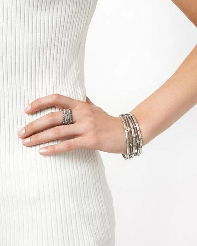 Industrial Finish Two Stack Bangles