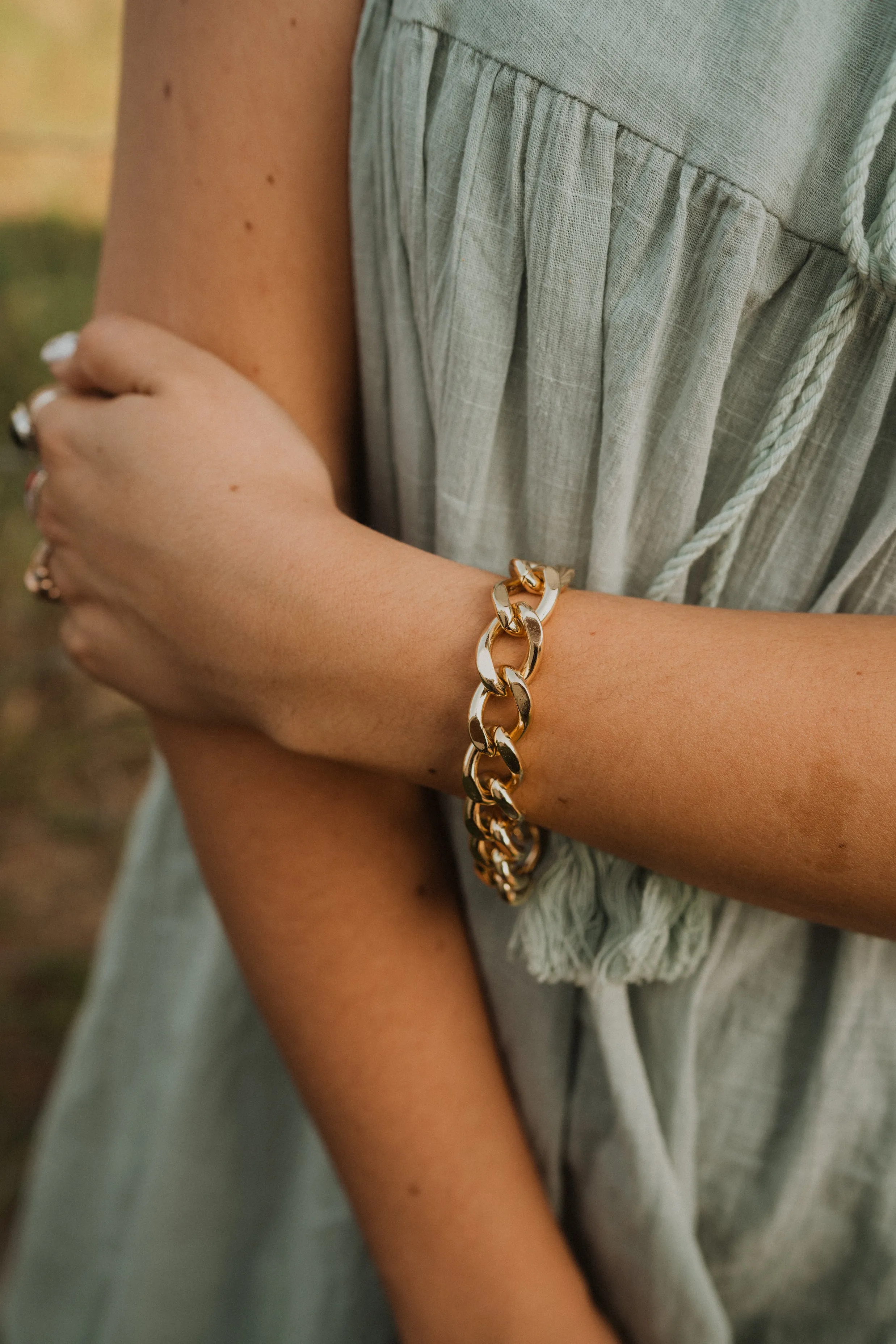Industrial Gold Bracelet - FINAL SALE