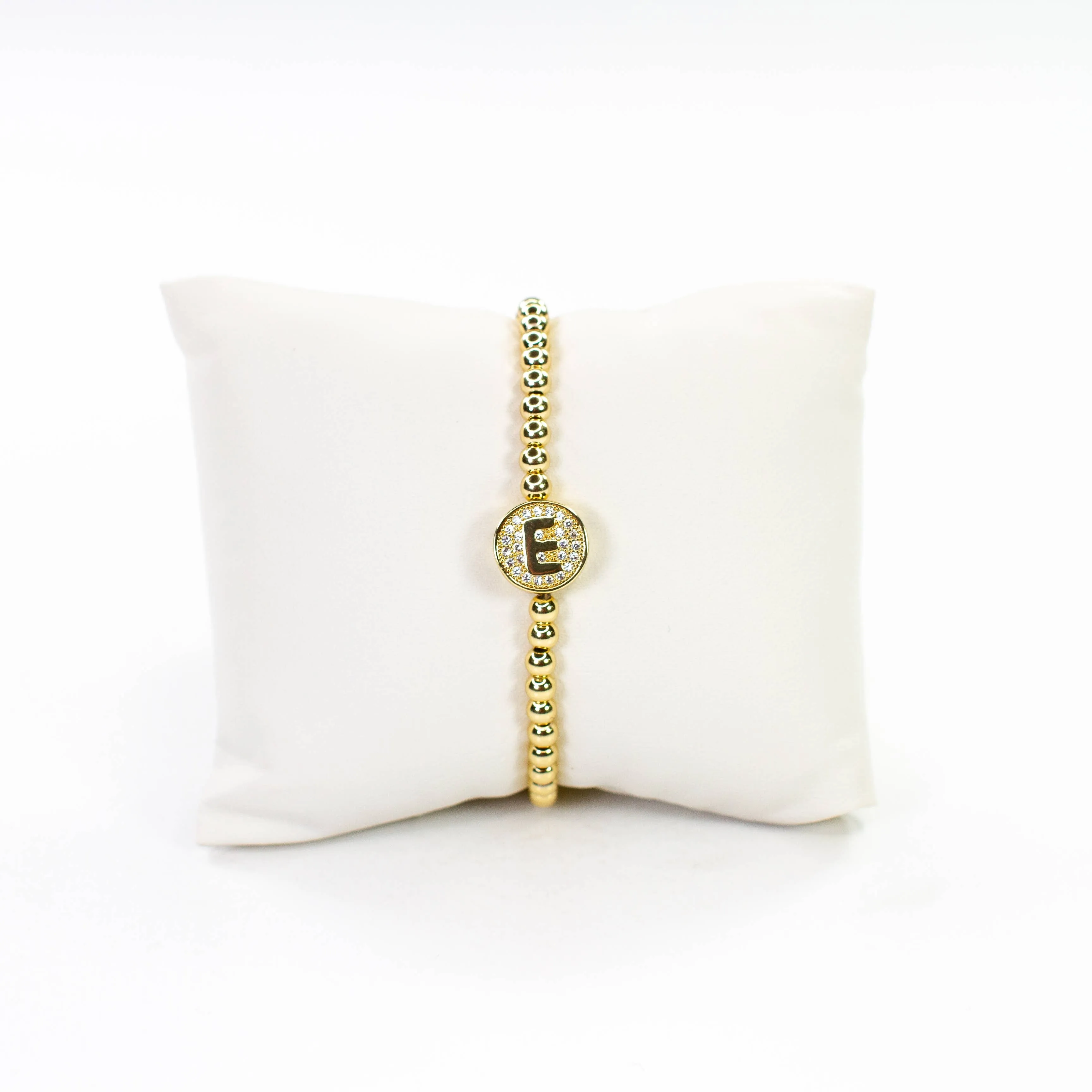 Initial Simulated Diamond Bracelet: J