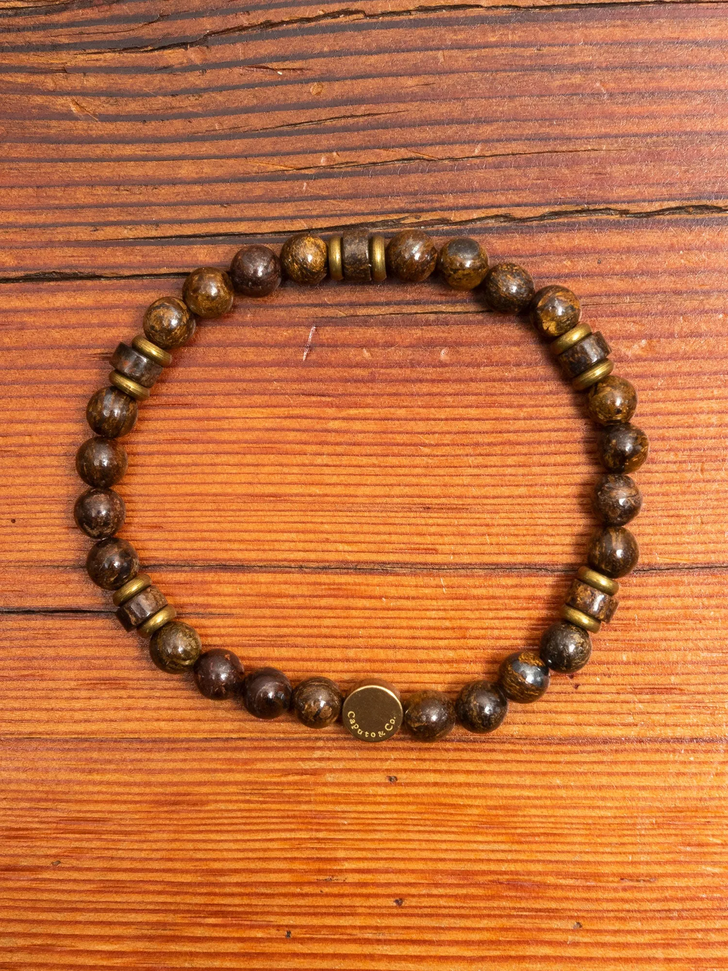 Intuition Gemstone Stretch Bracelet in Bronzite