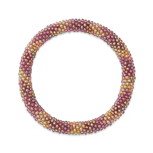 Iridescent Pomegranate | Himalayan Glass Bead Bracelet