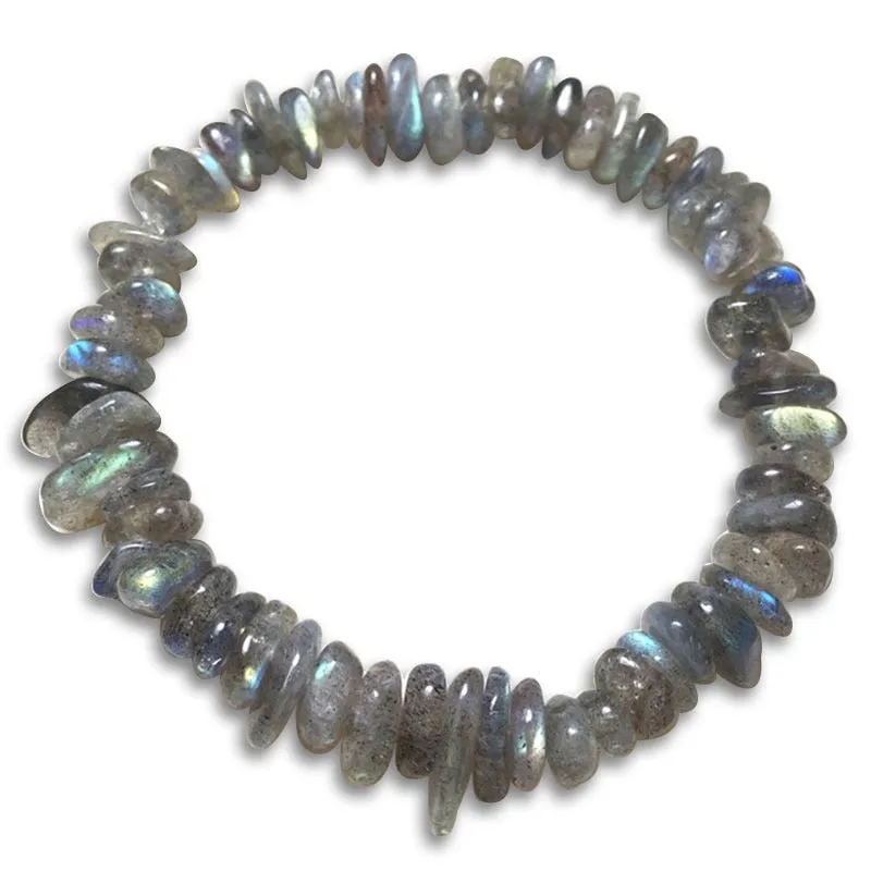 Irregular Natural Gem Stone Bracelet Stretch Chip Beads