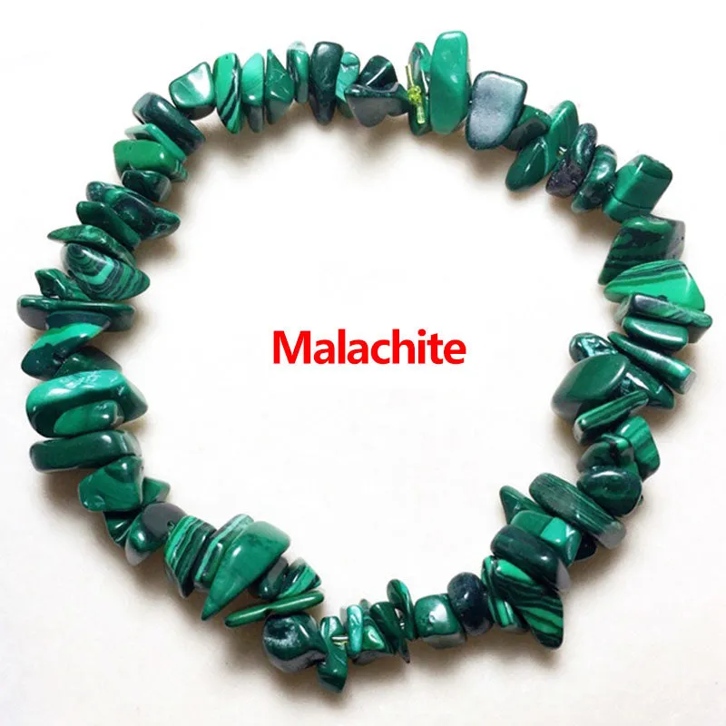 Irregular Natural Gem Stone Bracelet Stretch Chip Beads