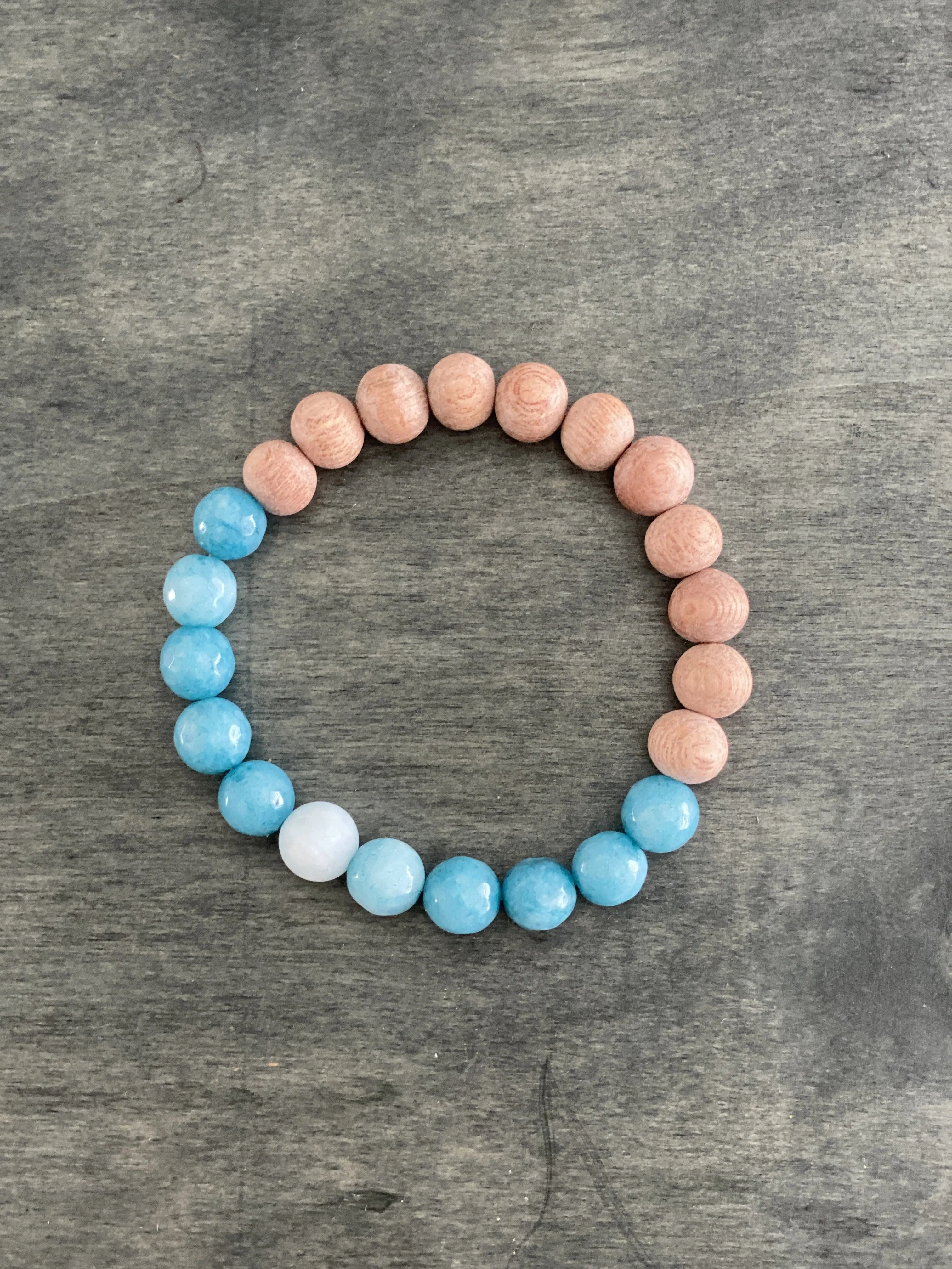 Jade Gemstone Diffuser Bracelet