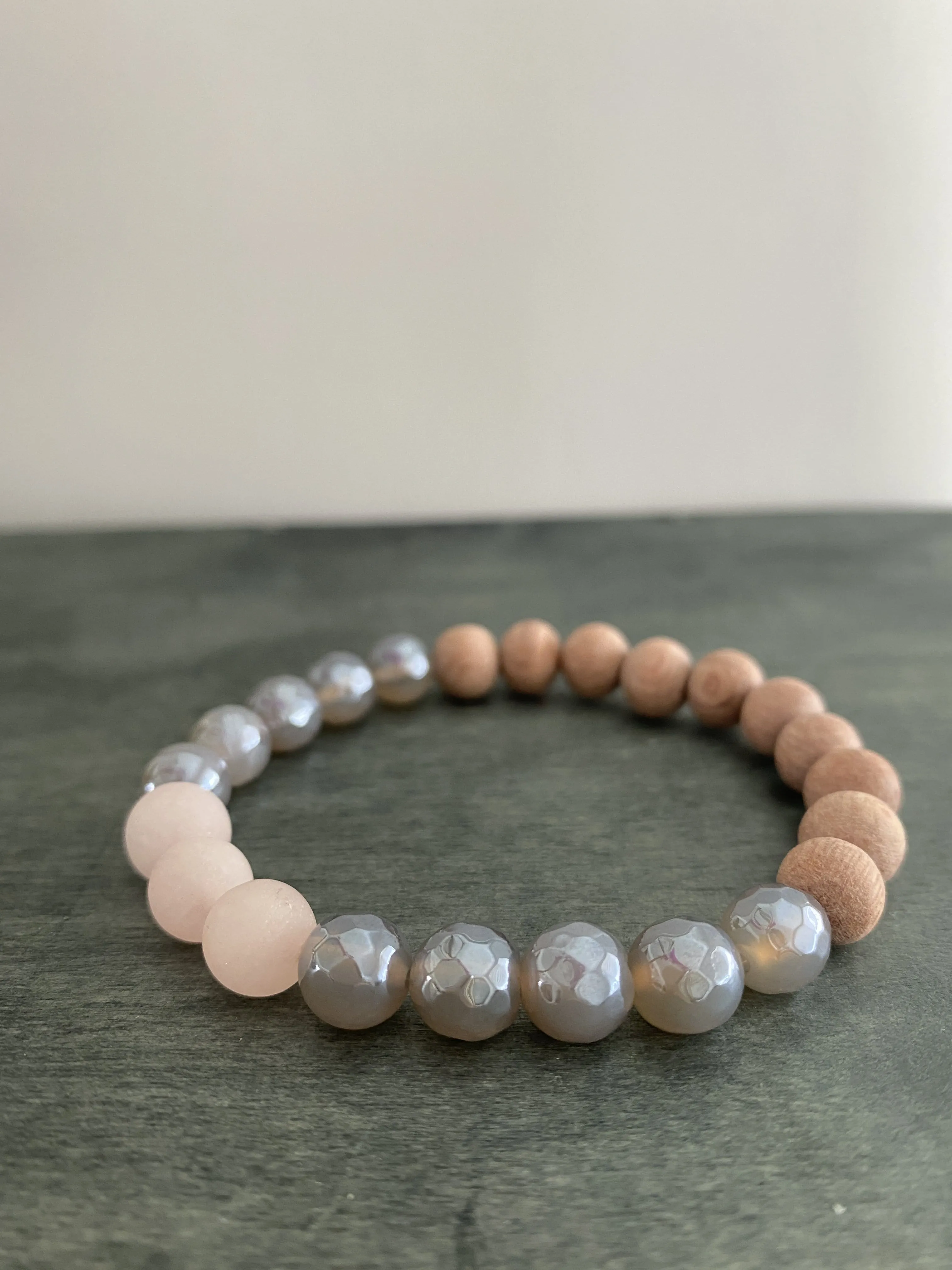 Jade Gemstone Diffuser Bracelet