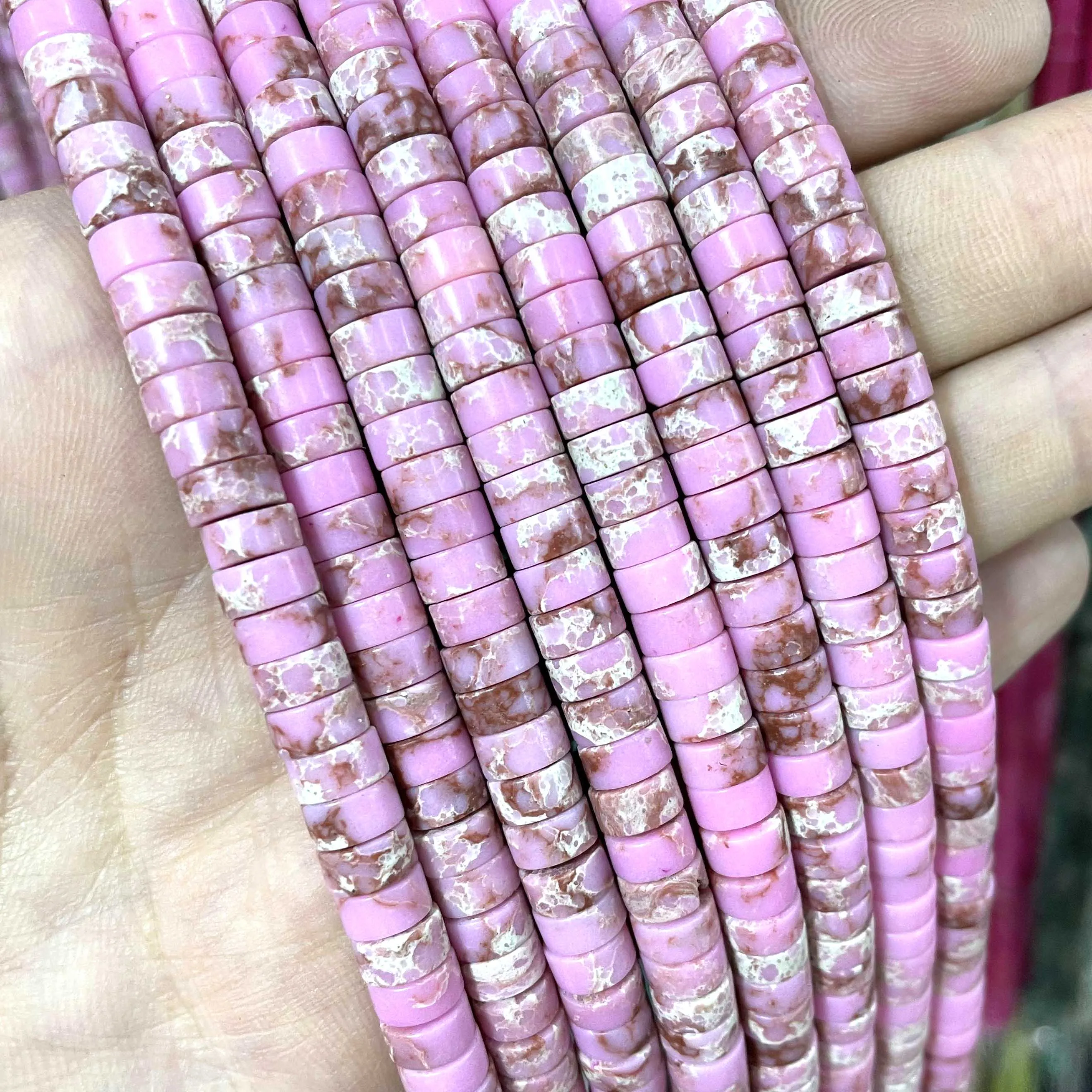 Jades Amazonite Stone Spacer Loose Beads