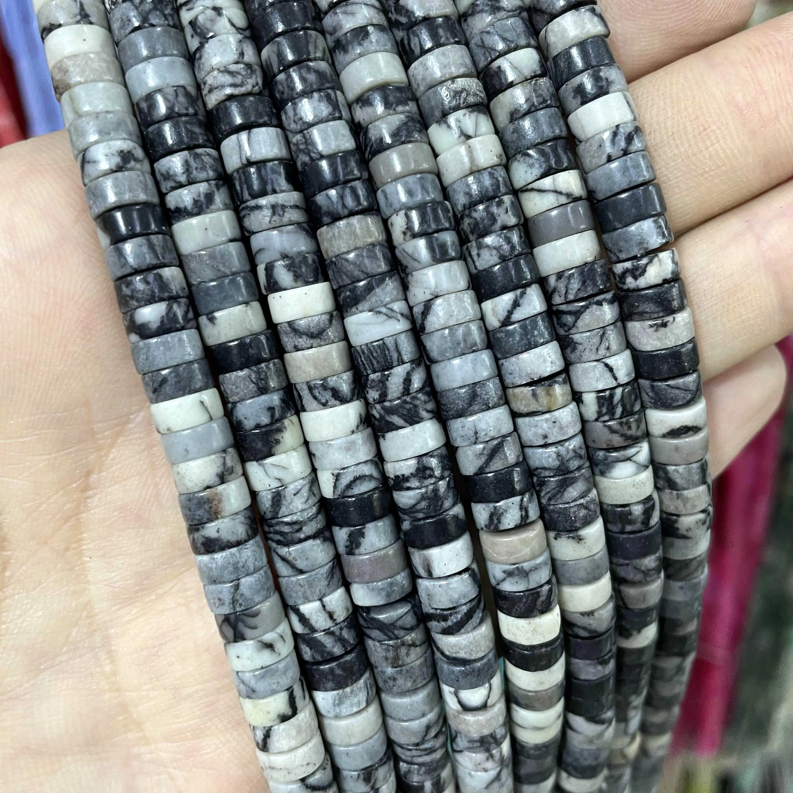 Jades Amazonite Stone Spacer Loose Beads