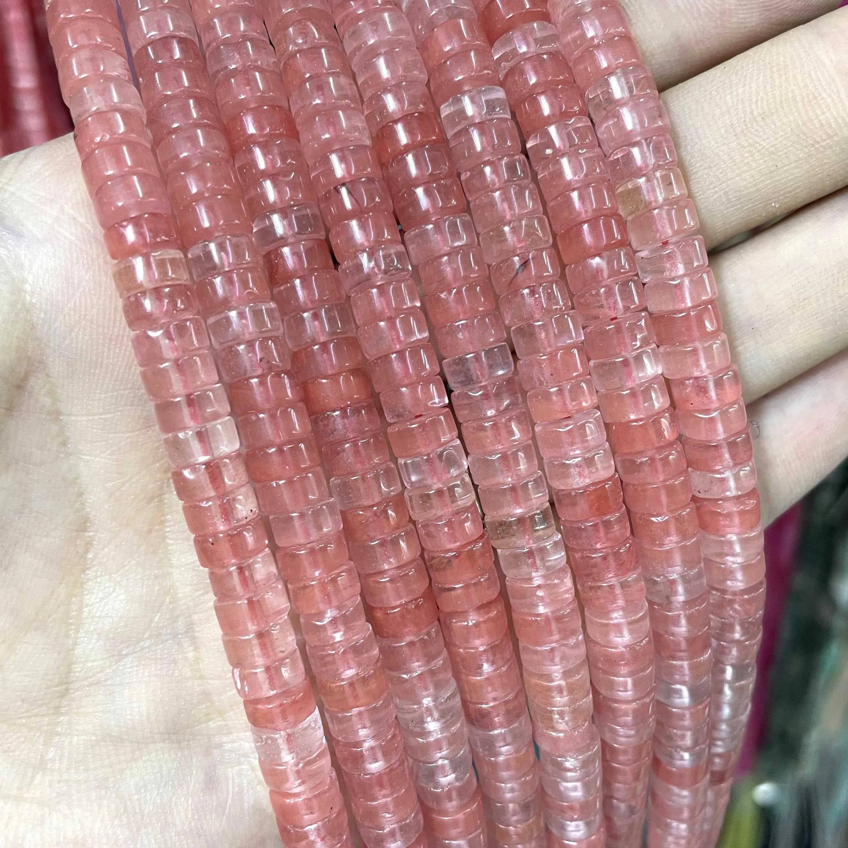 Jades Amazonite Stone Spacer Loose Beads