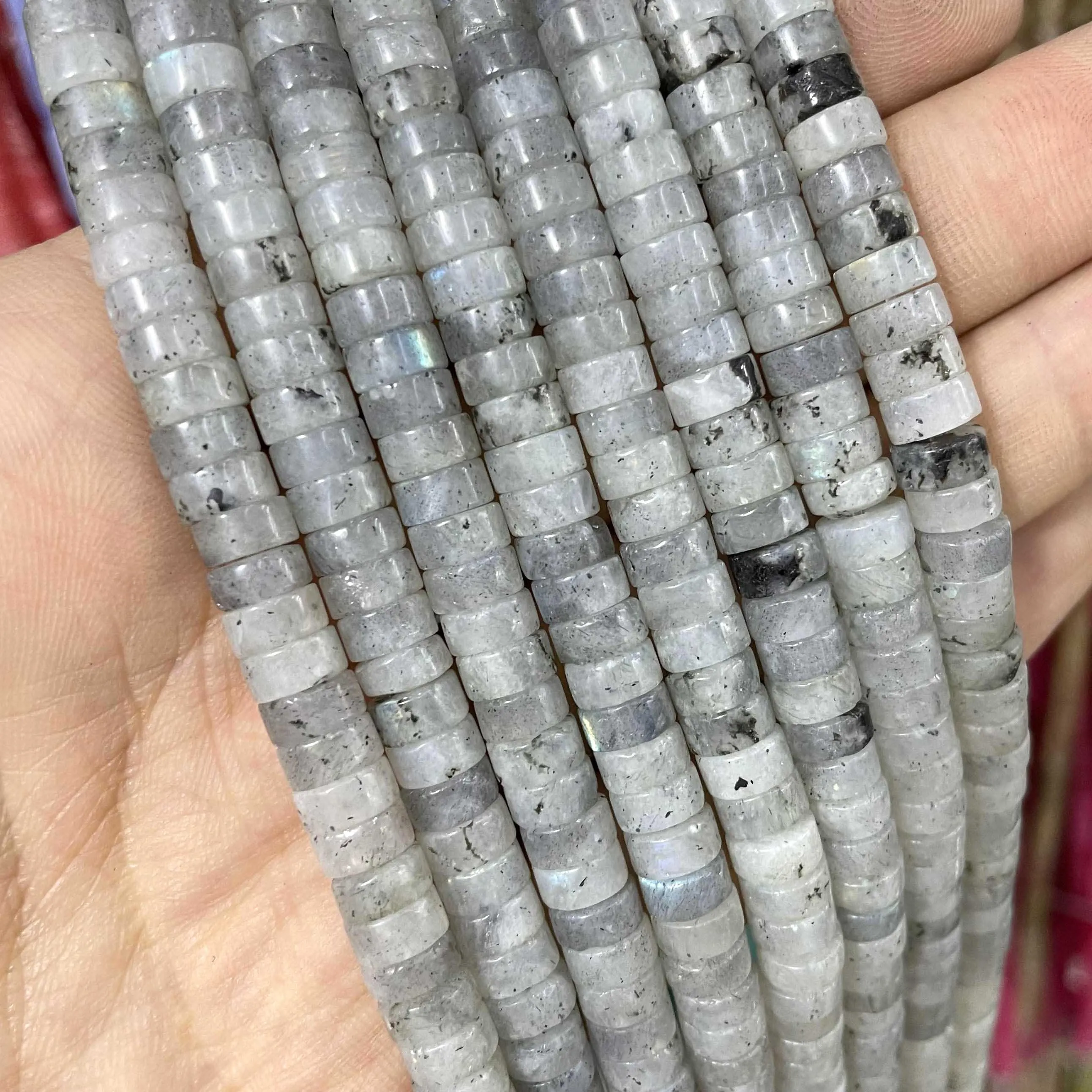 Jades Amazonite Stone Spacer Loose Beads