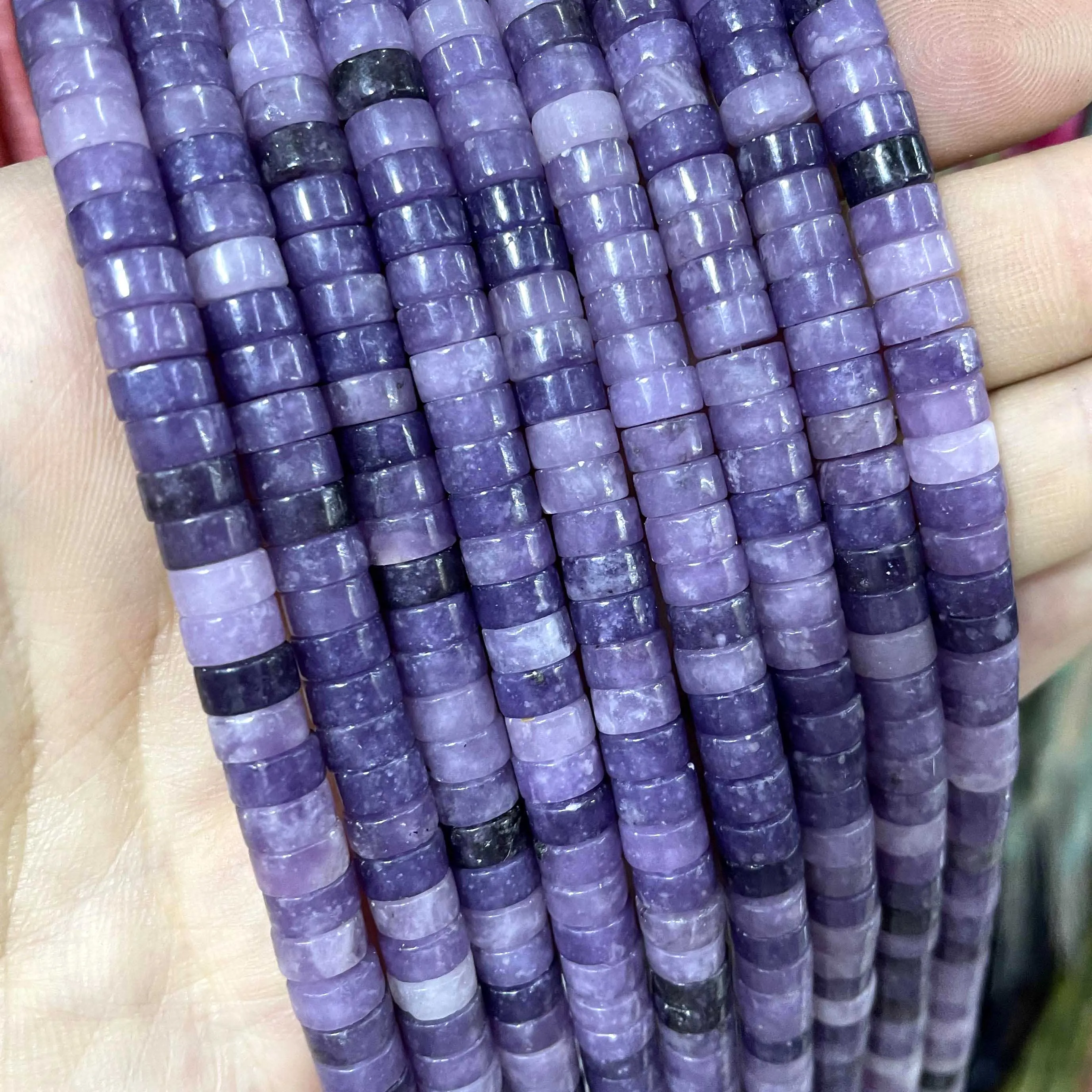 Jades Amazonite Stone Spacer Loose Beads