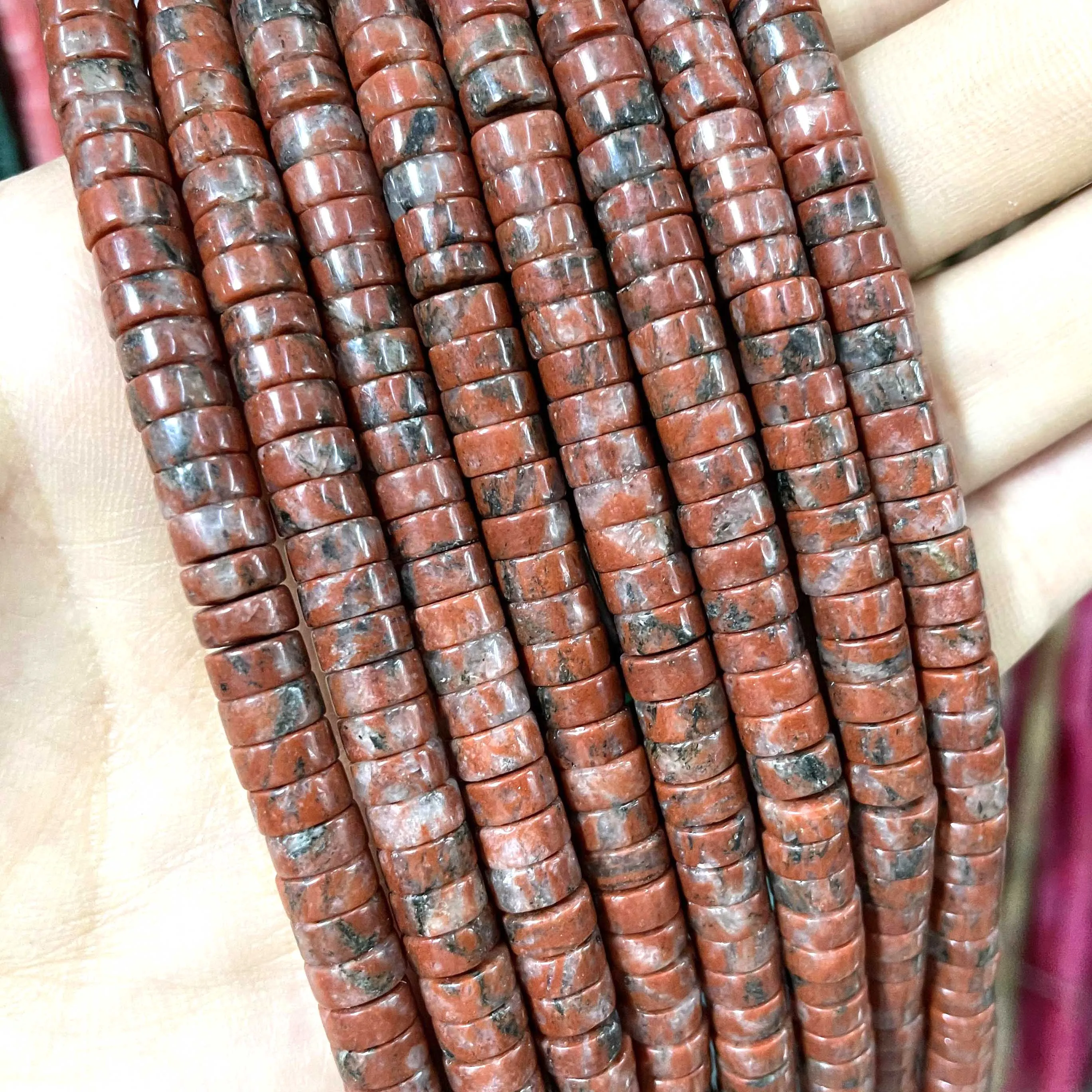 Jades Amazonite Stone Spacer Loose Beads