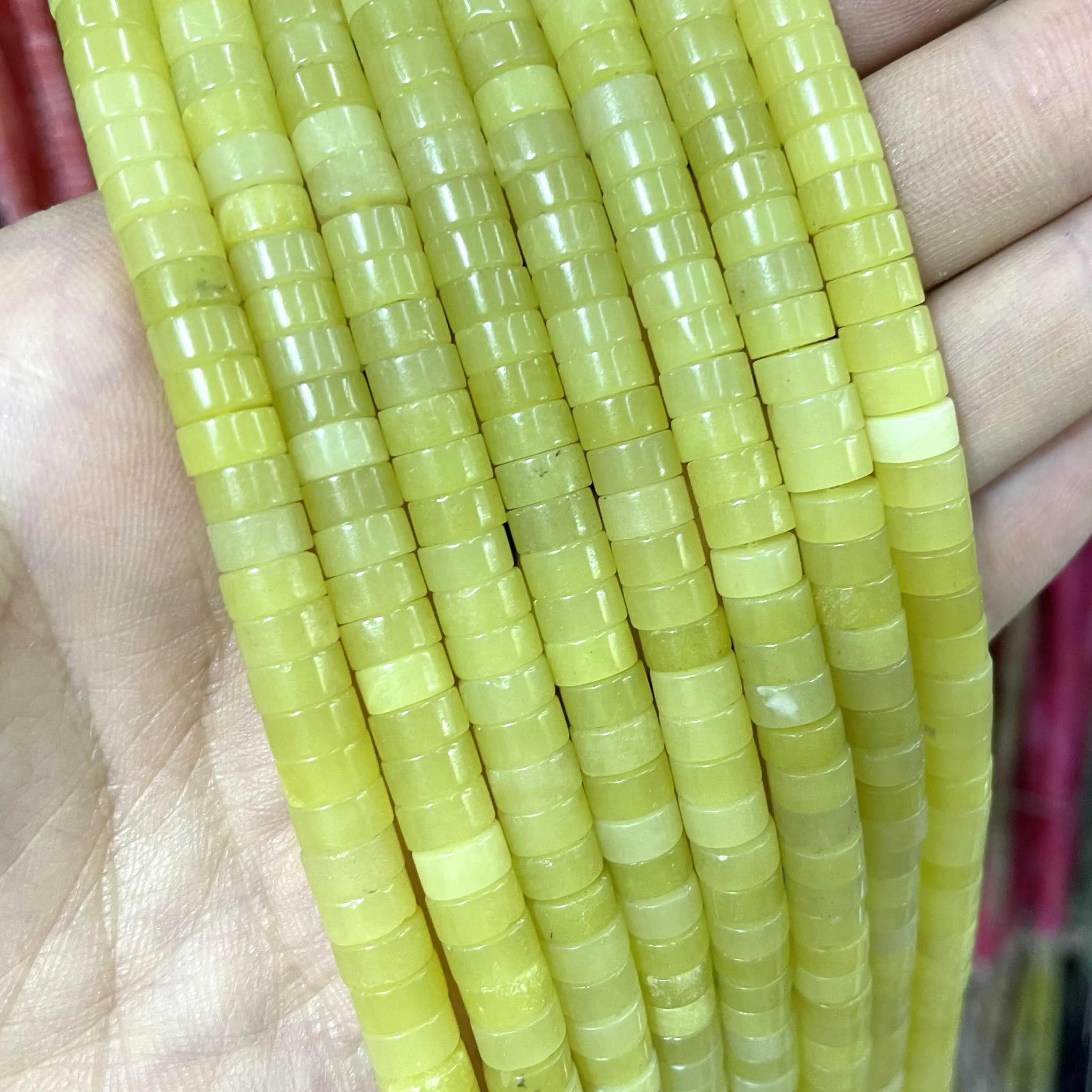 Jades Amazonite Stone Spacer Loose Beads