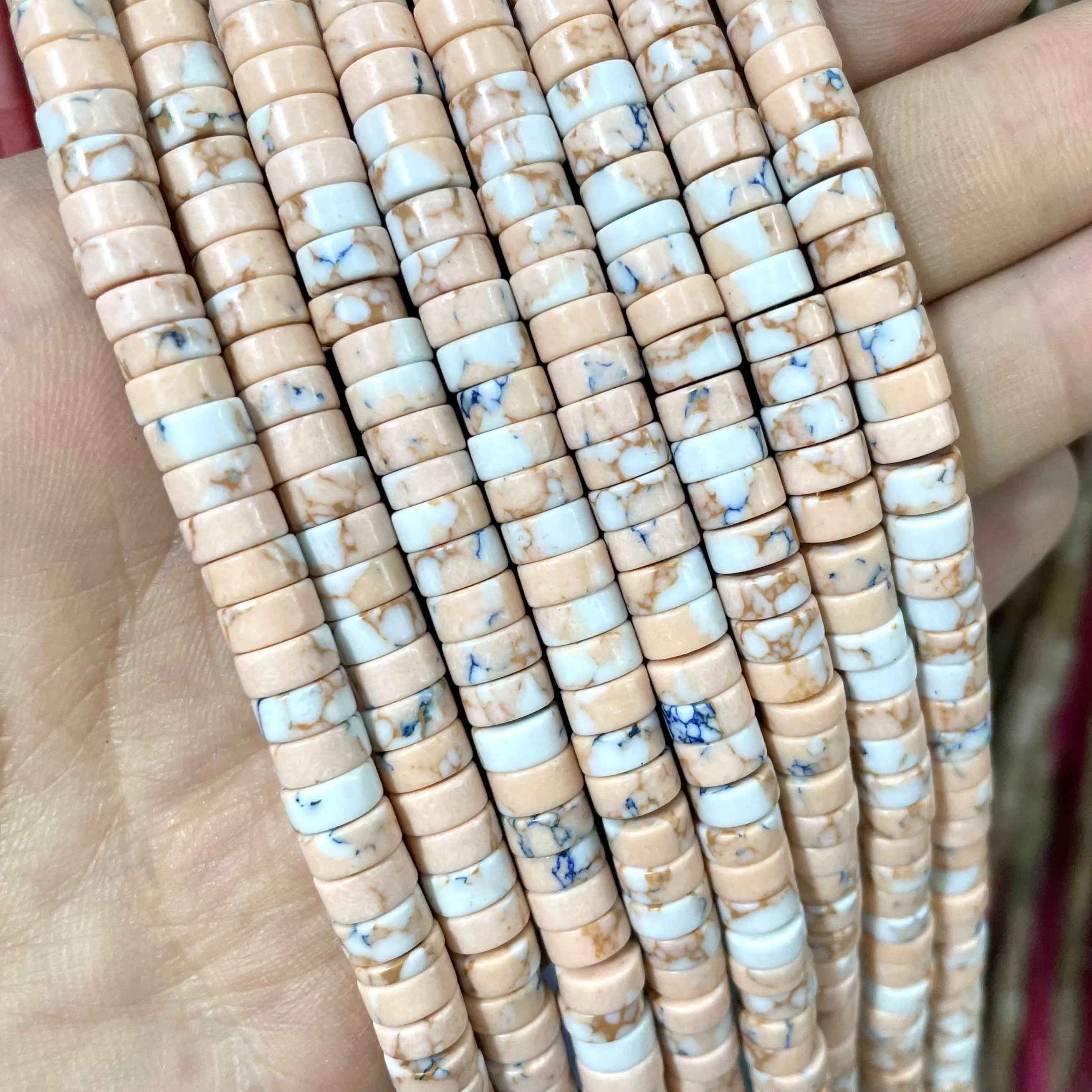 Jades Amazonite Stone Spacer Loose Beads