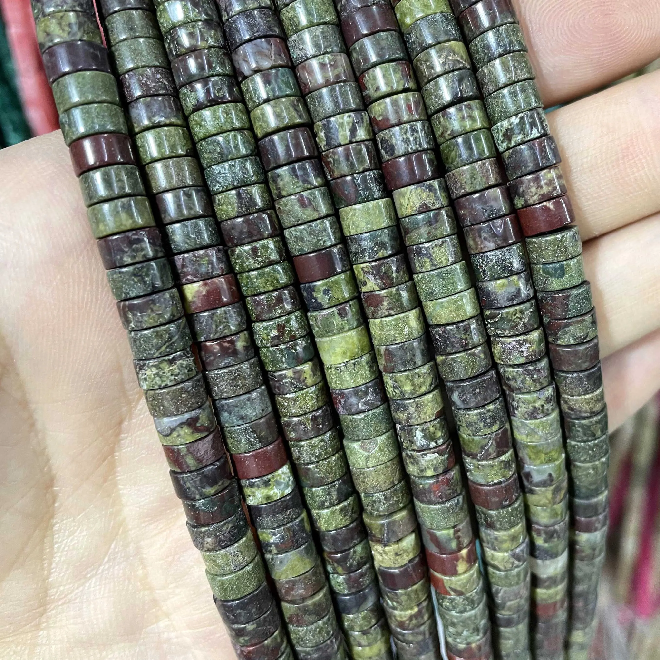Jades Amazonite Stone Spacer Loose Beads
