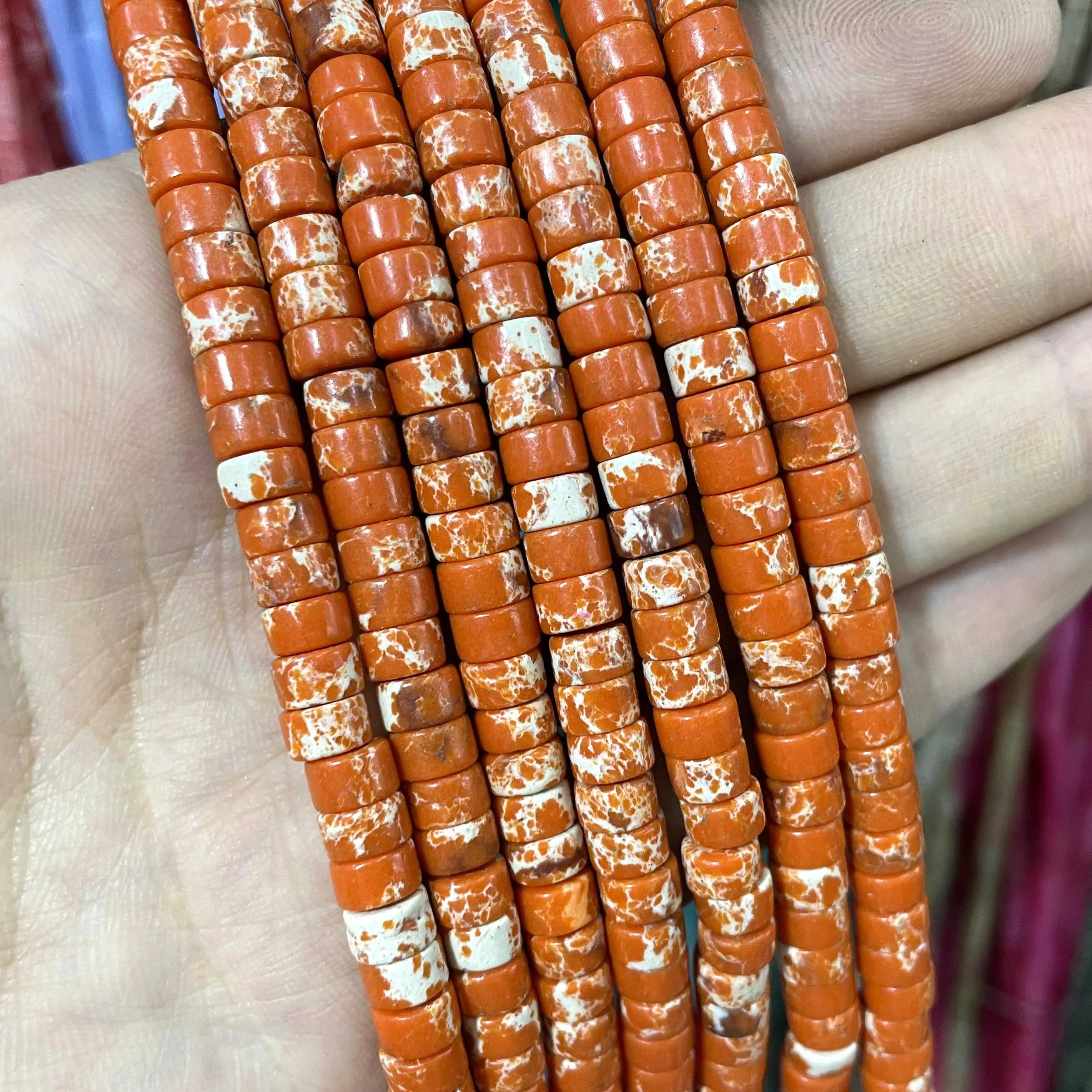 Jades Amazonite Stone Spacer Loose Beads