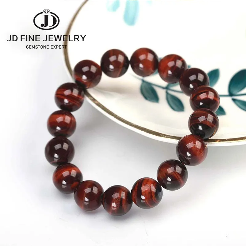 JD High Quality Blue Tiger Eye Buddha Bracelets