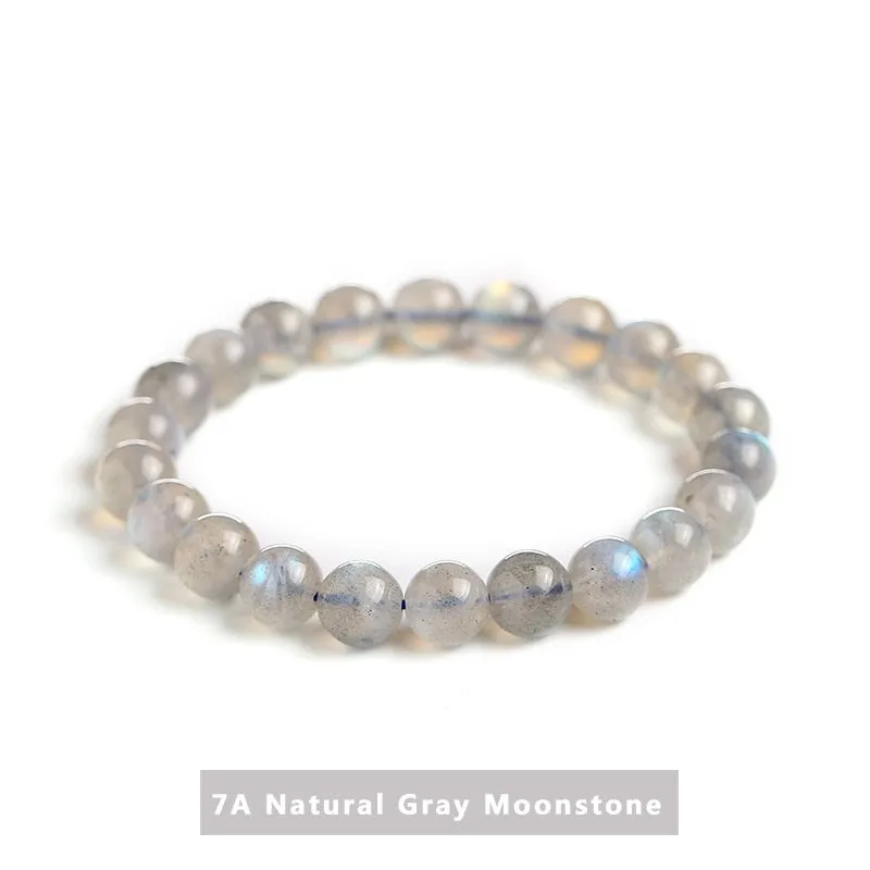 JD Natural Dark Garnet Bead Bracelets Women