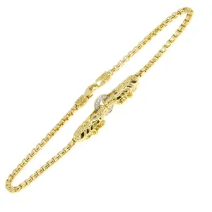 John Hardy 18K Naga Double Dragon Bracelet