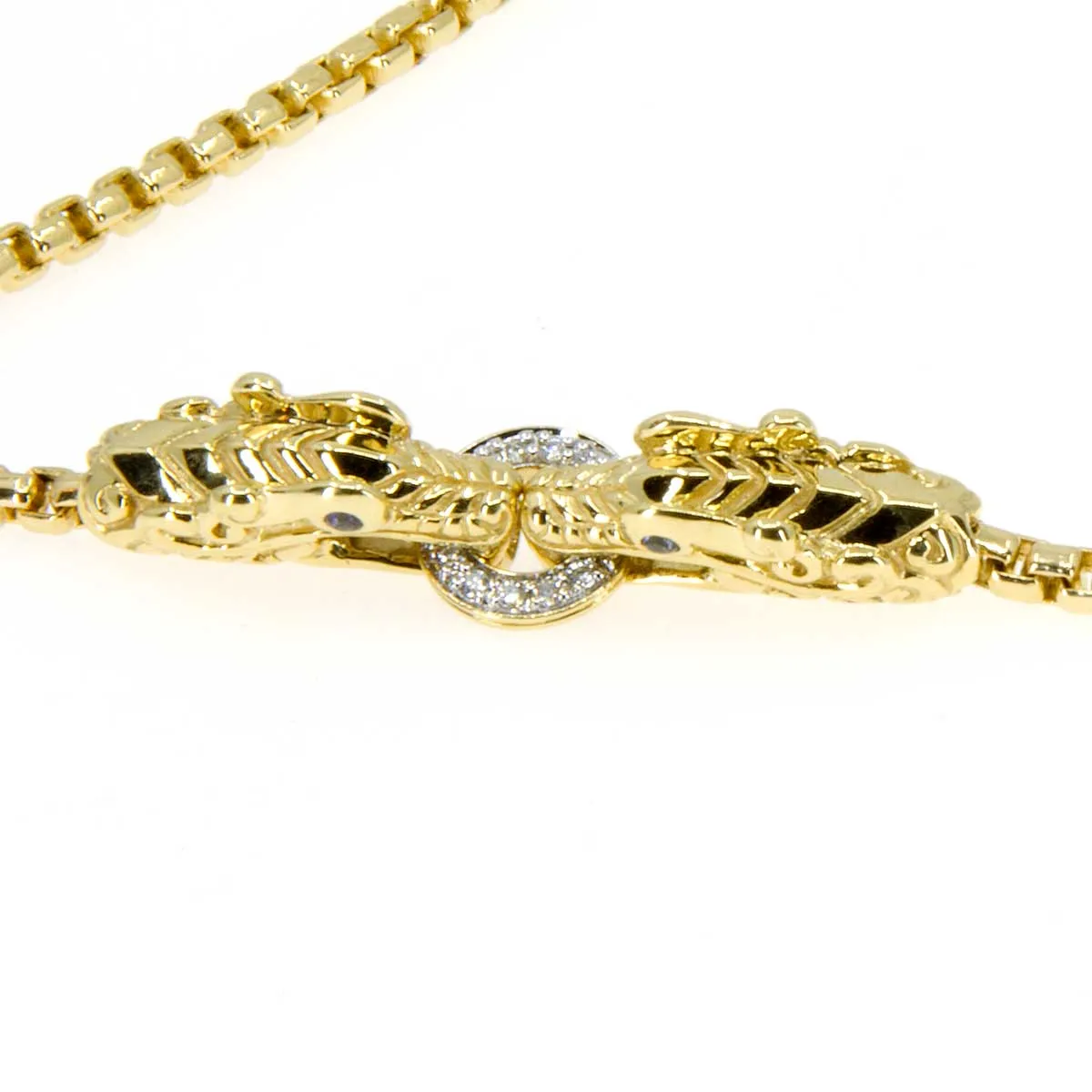John Hardy 18K Naga Double Dragon Bracelet