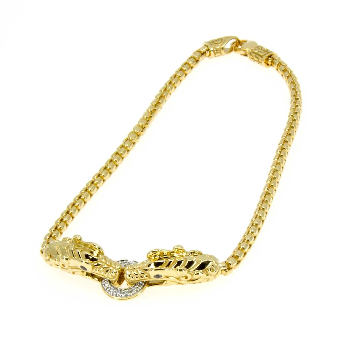 John Hardy 18K Naga Double Dragon Bracelet