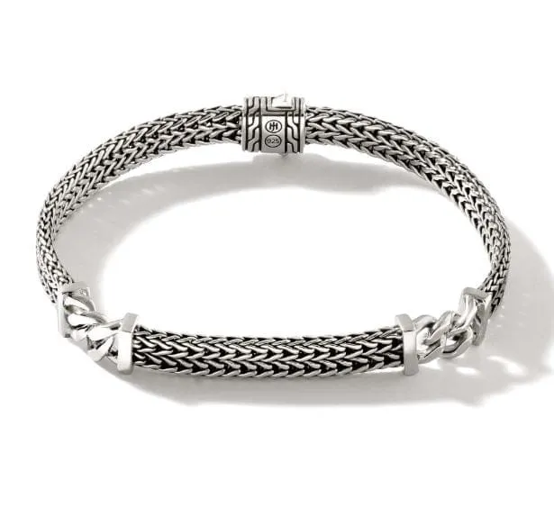John Hardy Rata Chain Silver Bracelet Sterling Silver