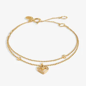 Joma Lumia Heart Gold Bracelet