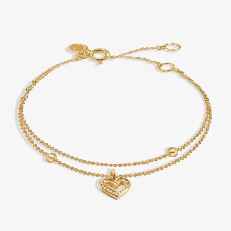 Joma Lumia Heart Gold Bracelet