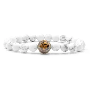 Kansas Stones   White Howlite