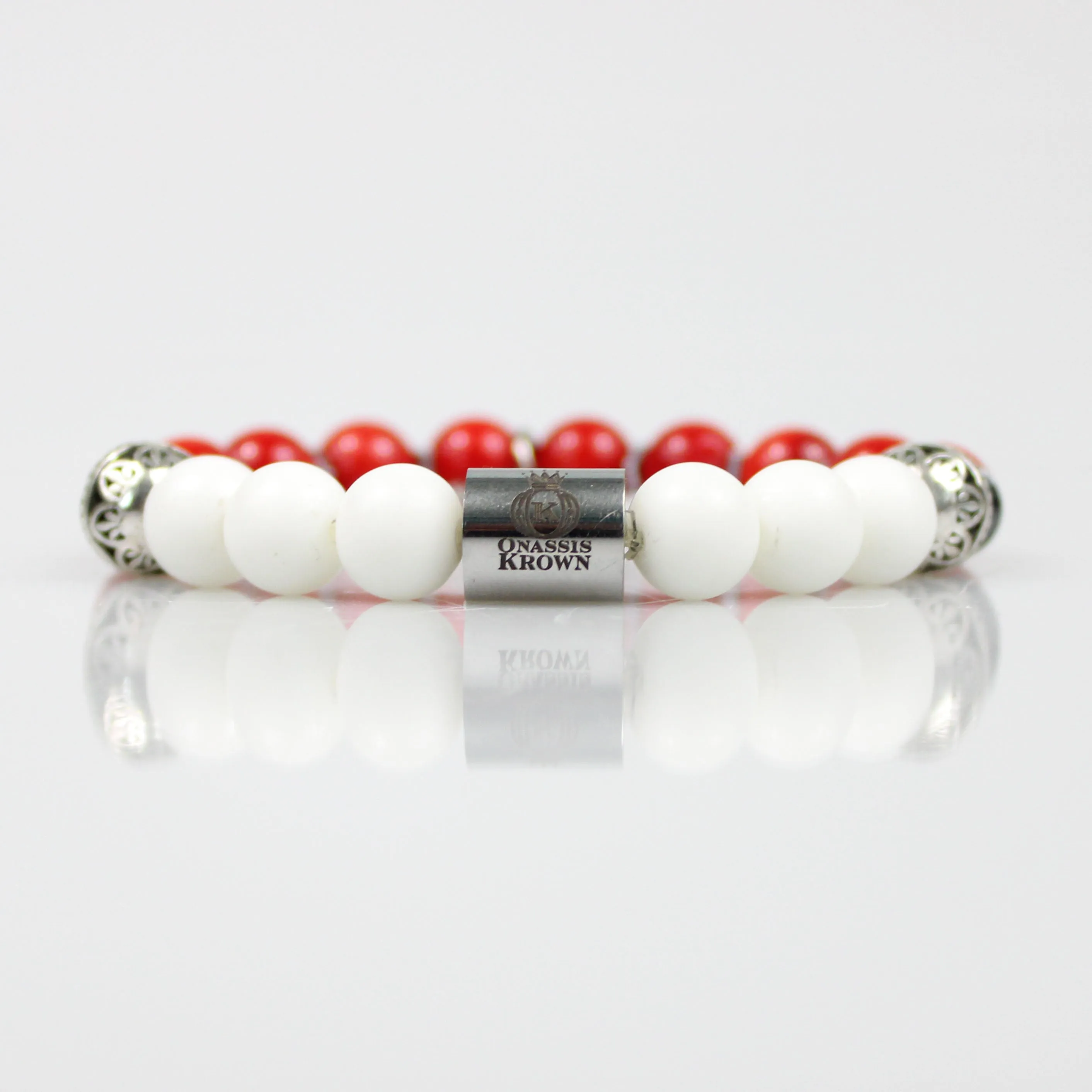 Kappa Man Greek Letter Bead Bracelet
