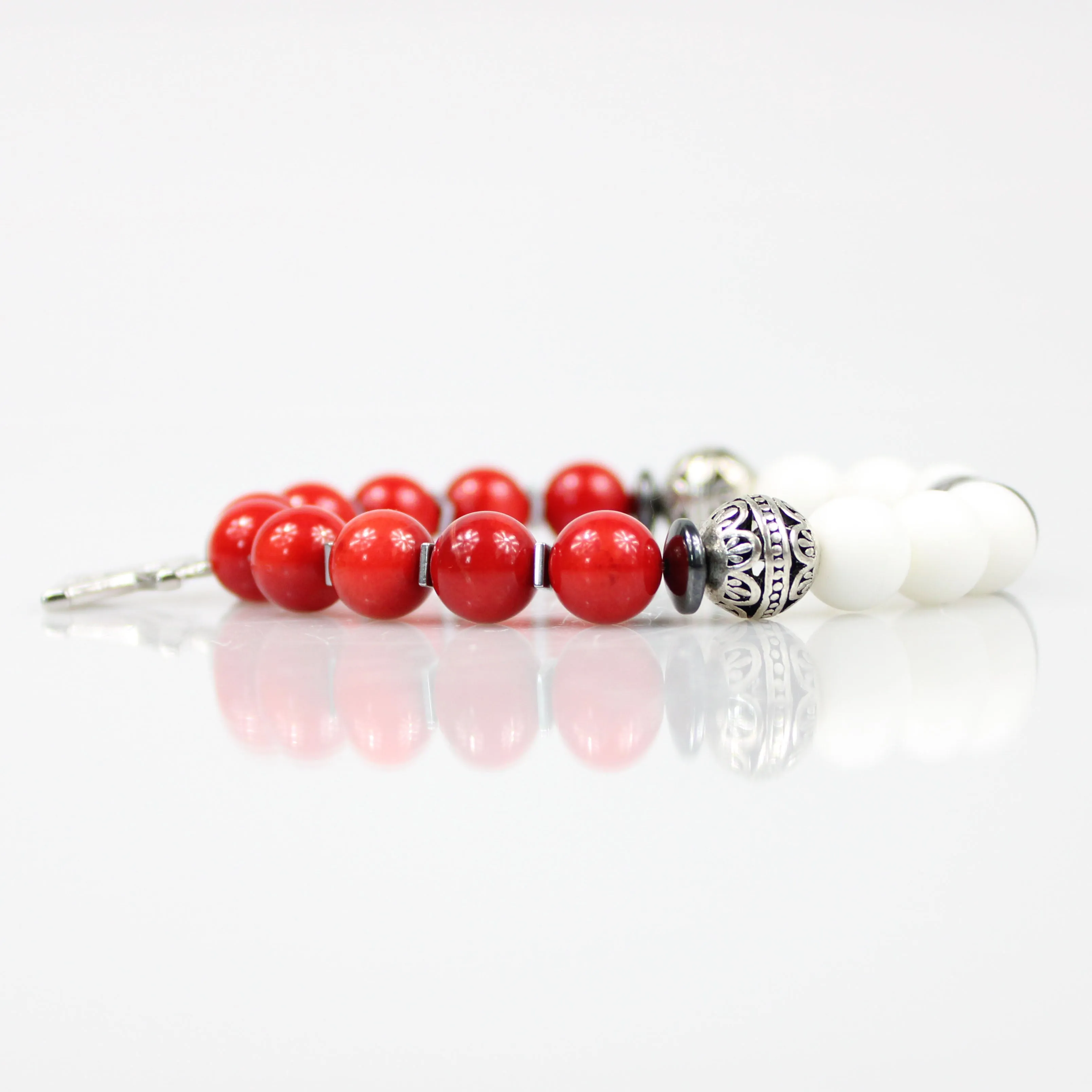 Kappa Man Greek Letter Bead Bracelet
