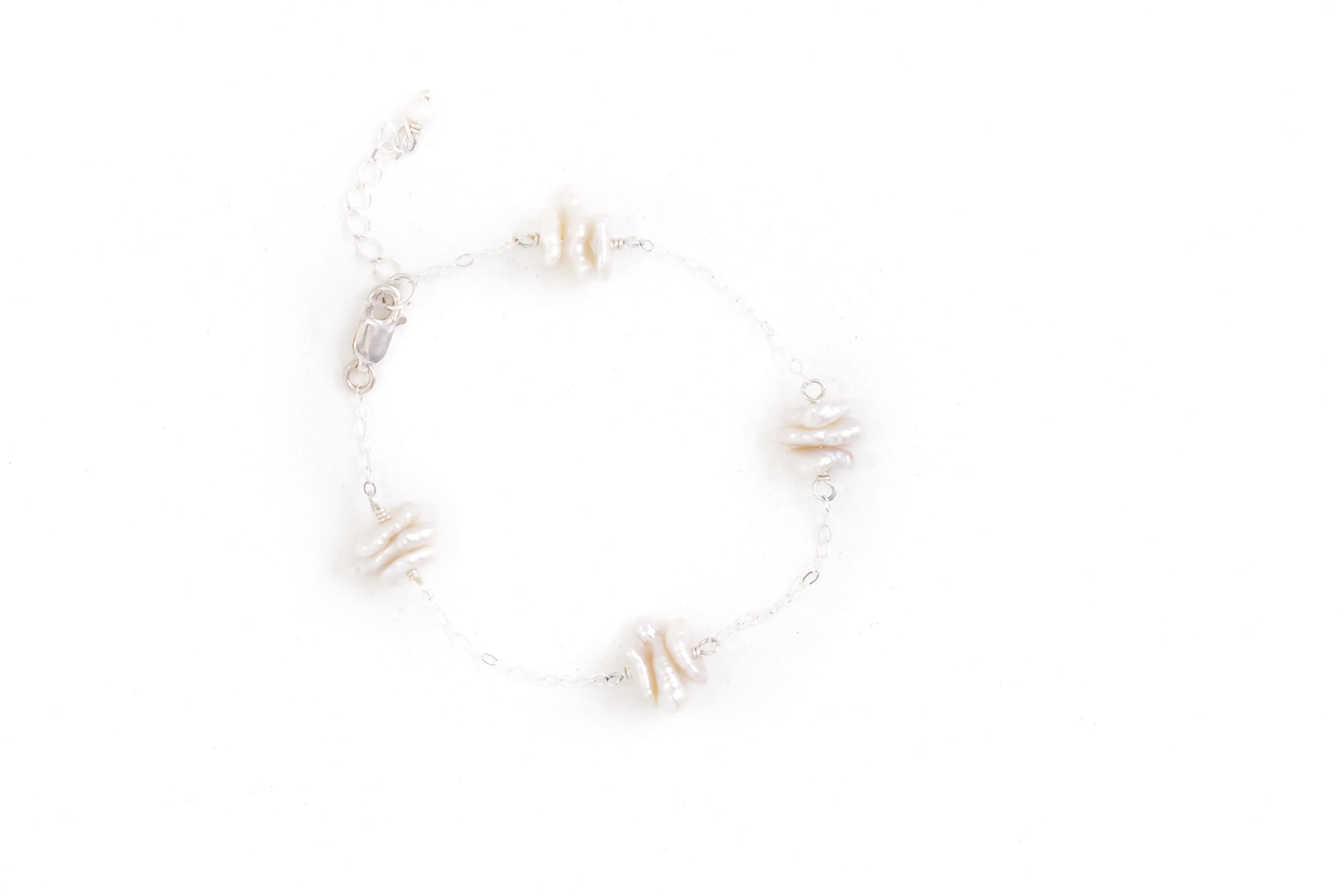 Keishi Pearl Sterling Silver Bracelet | As Seen On The Young & The Restless