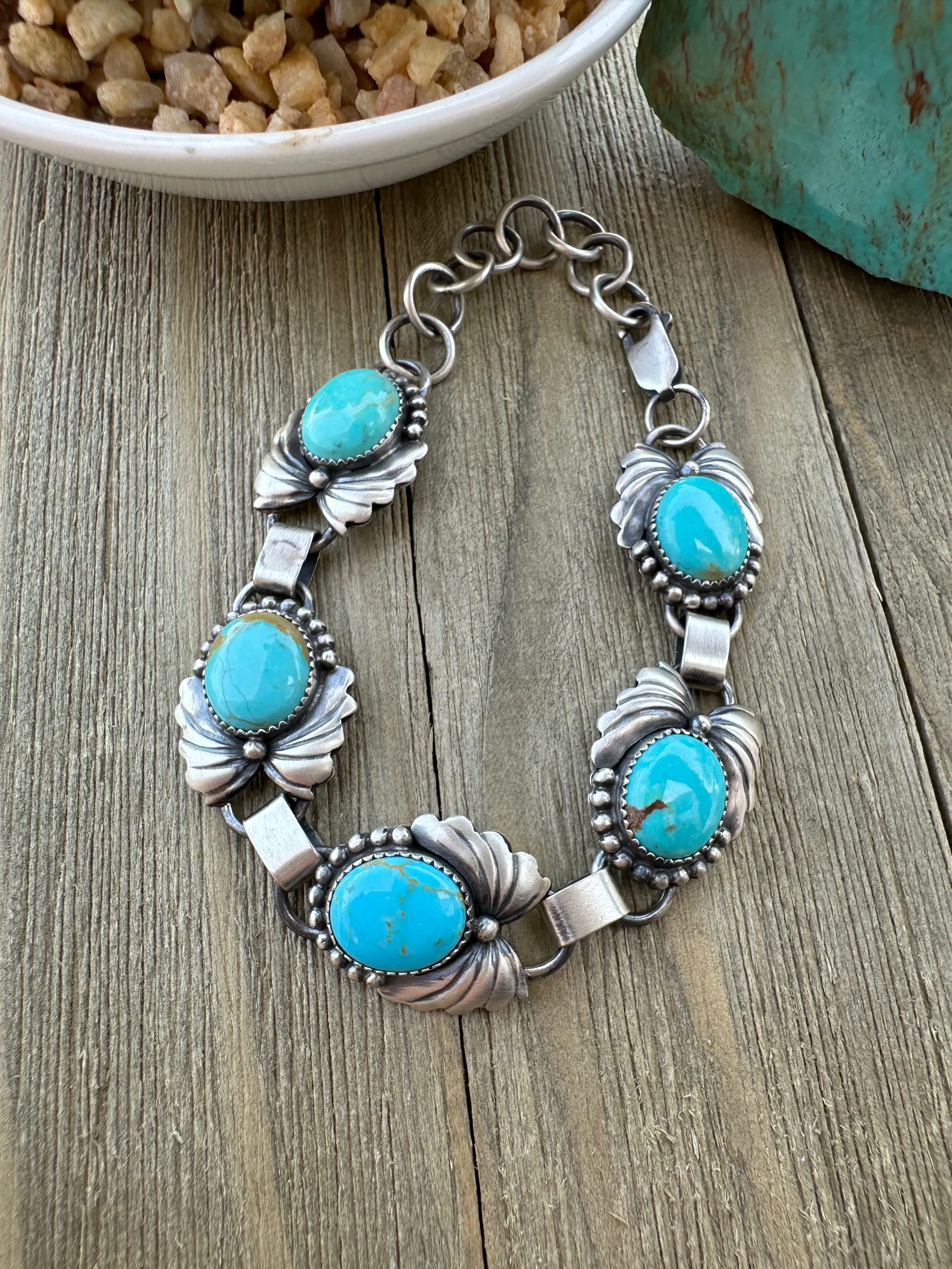 Kingman 5 Stone Bracelet