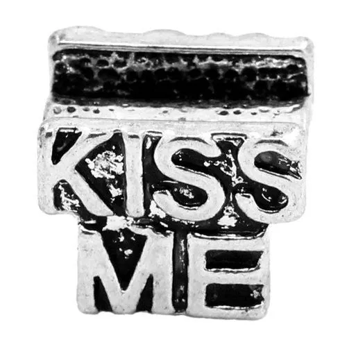 Kiss Me European Bead Compatible for Most European Snake Chain Bracelet