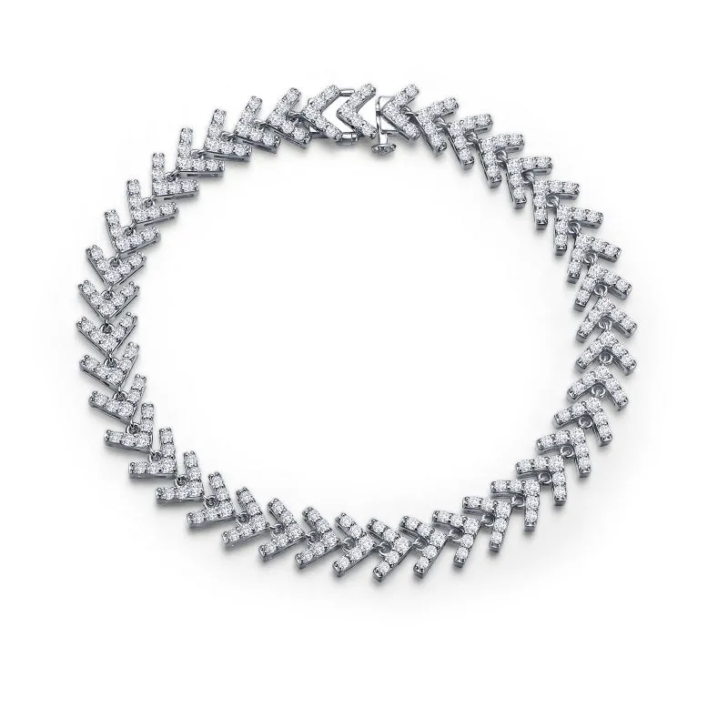 Lafonn Fancy Fishbone Bracelet