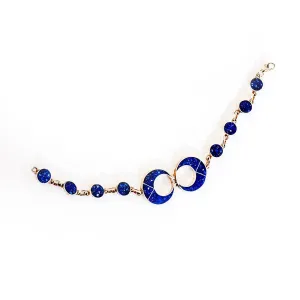 Lapis Lazuli Lye Bracelet | Handcrafted Artisan Work | Chilean Artisans