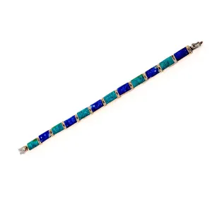 Lapis Lazuli Sakari Bracelet | Handmade Artisan Jewelry | From the Andes