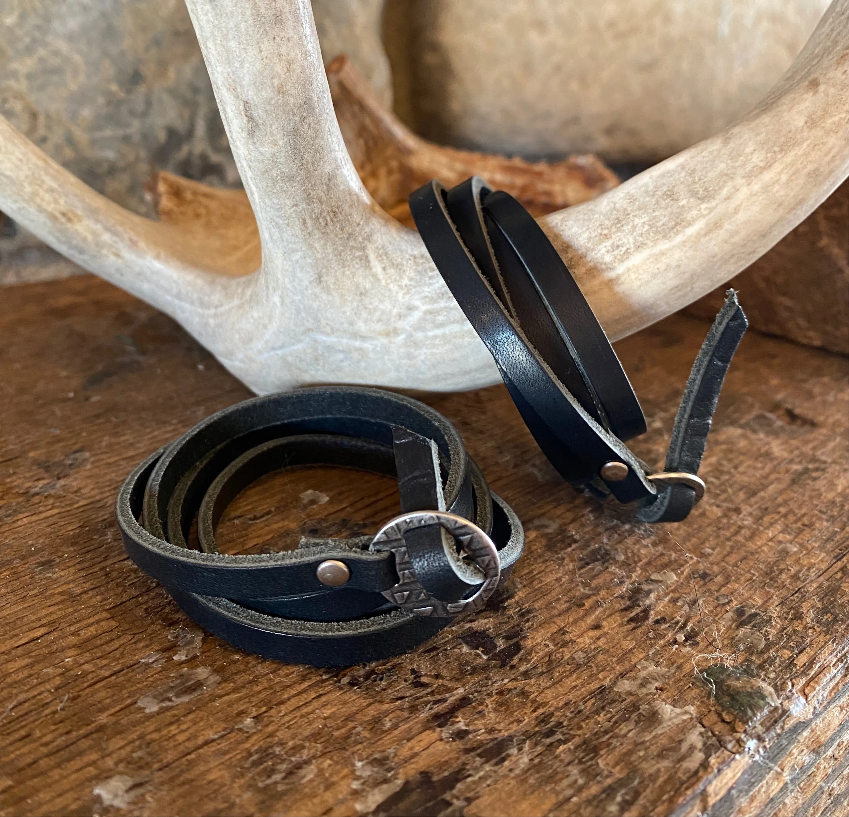 Leather Wrap Bracelet (More Colors)