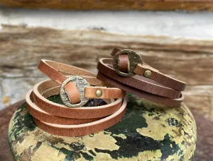Leather Wrap Bracelet (More Colors)