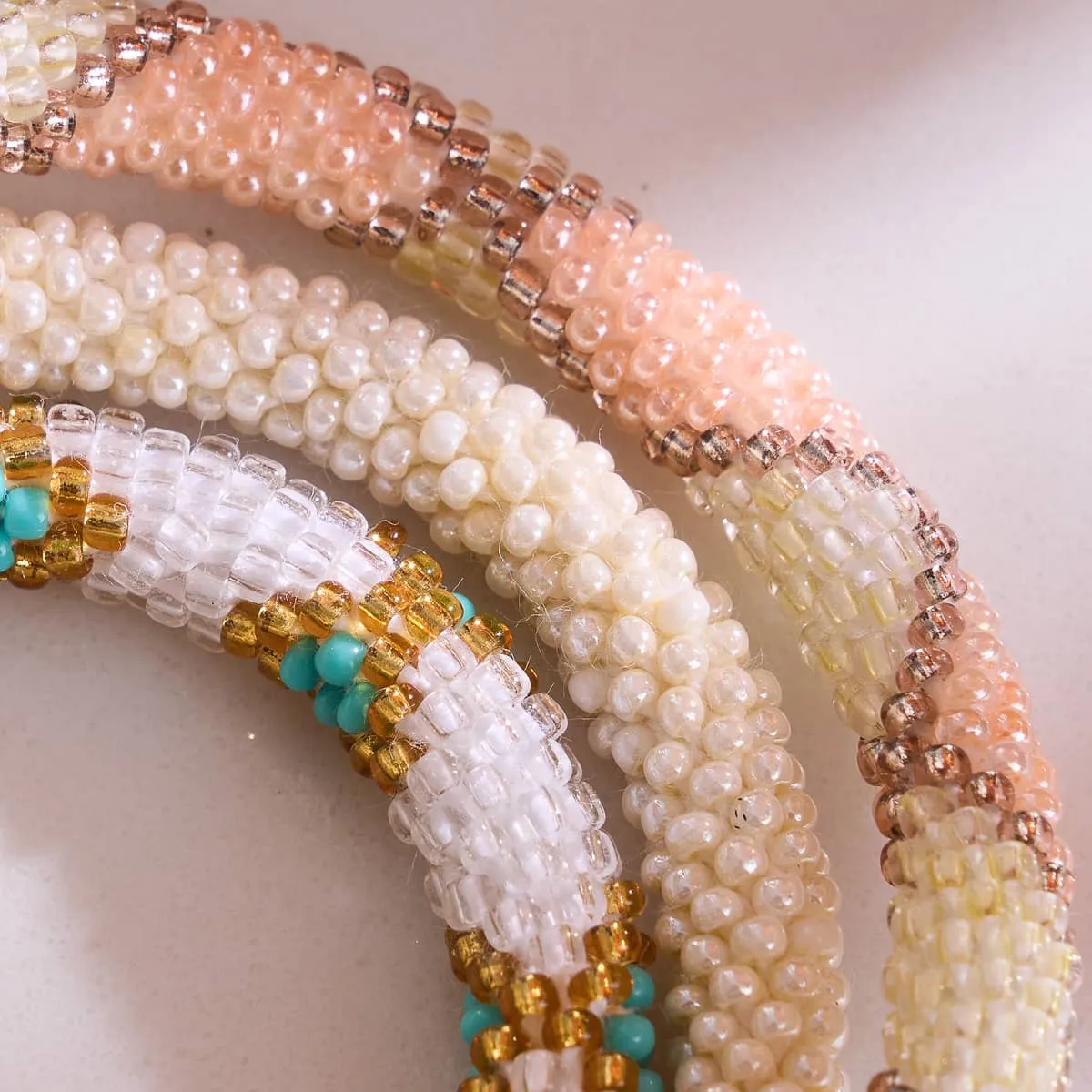 Light Beam | Himalayan Glass Bead Bracelet