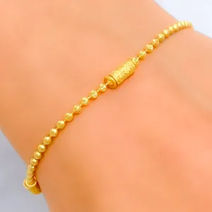 Lightweight Ethereal 22K Gold Bracelet