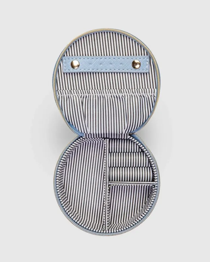 LOUENHIDE Sisco Jewellery Box - Wedgewood Blue