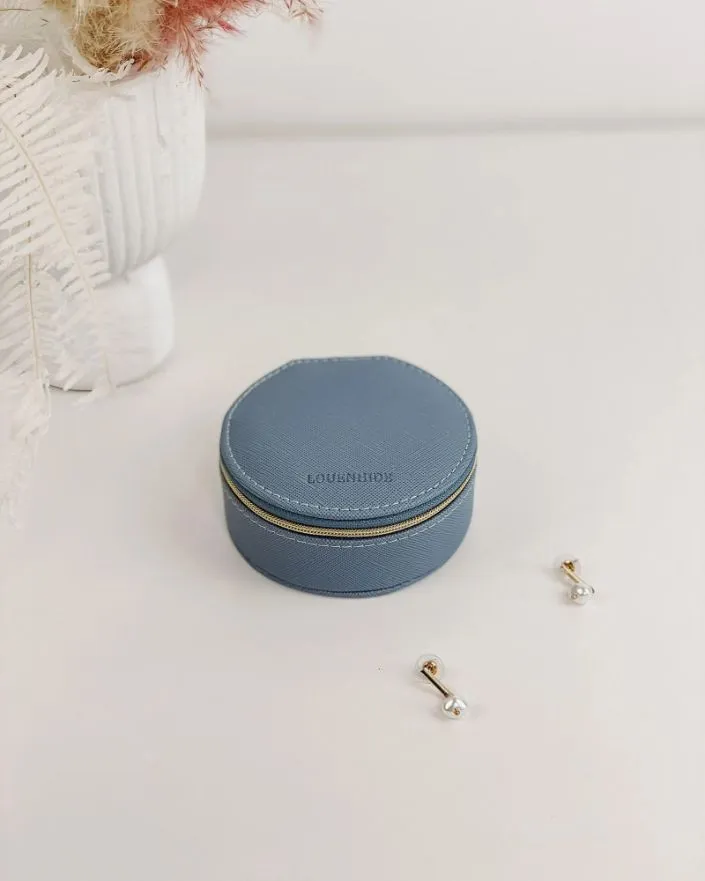 LOUENHIDE Sisco Jewellery Box - Wedgewood Blue