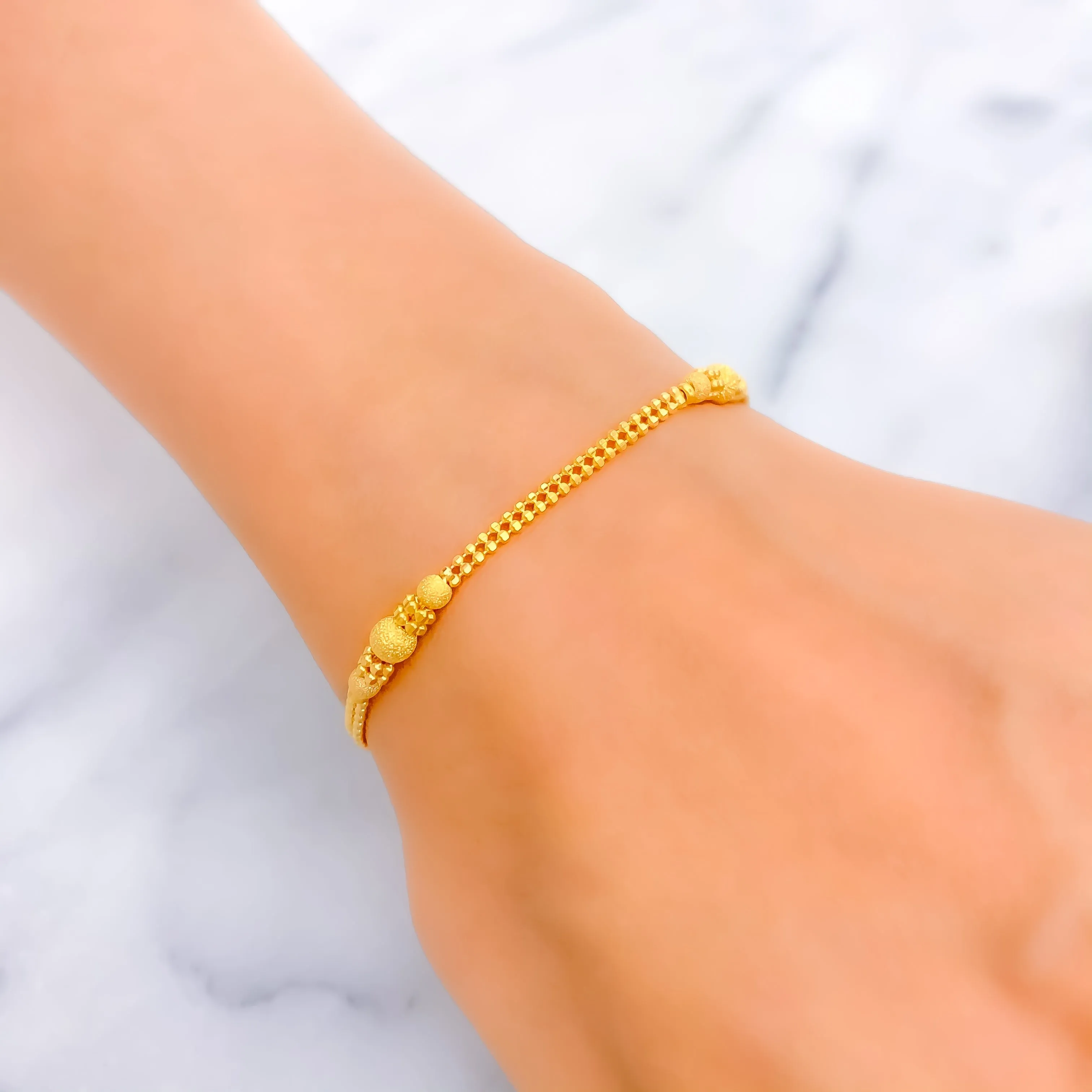 Lovely Chic 22K Gold Bracelet
