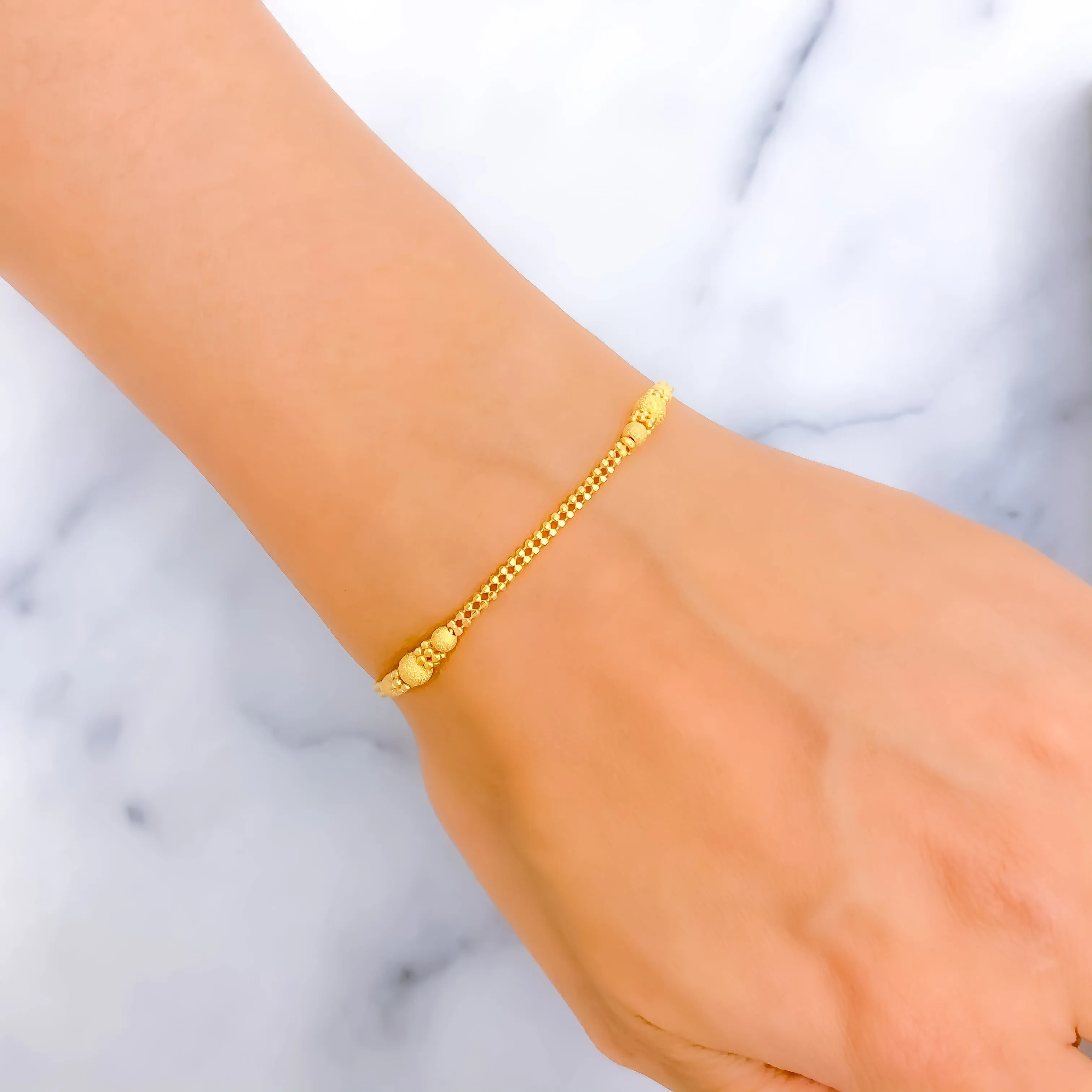 Lovely Chic 22K Gold Bracelet