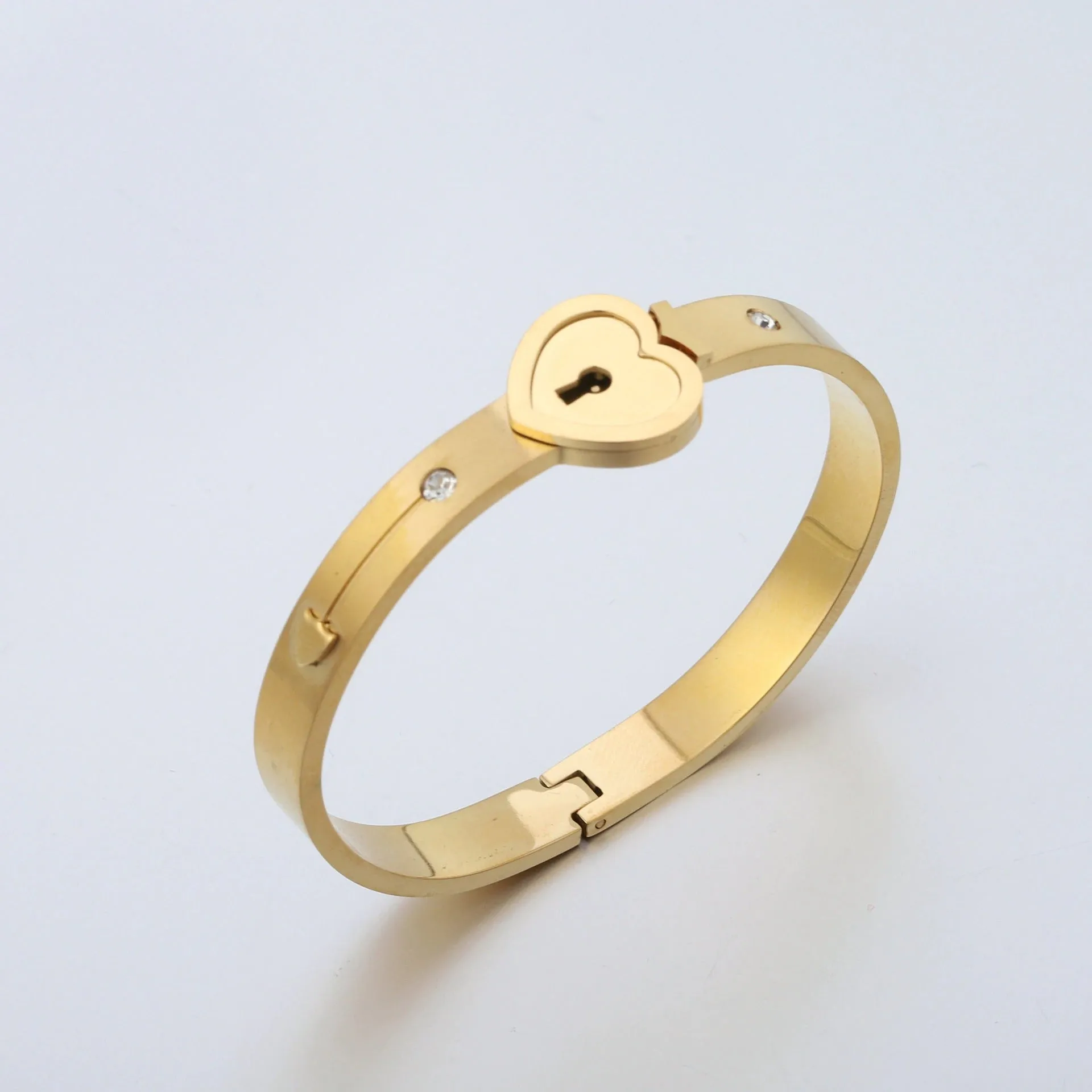 Lovers Heart Lock Bracelet