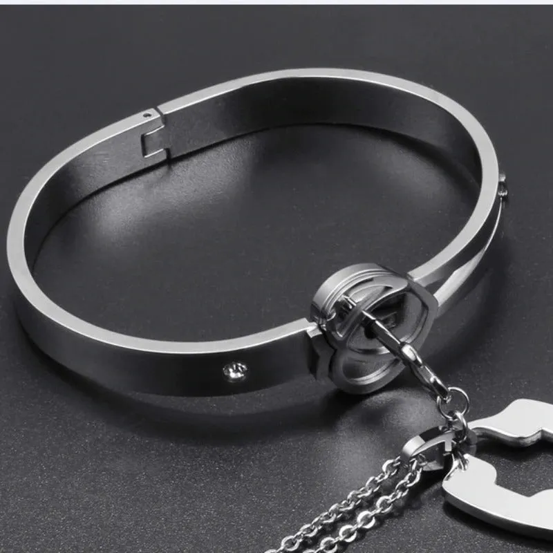 Lovers Heart Lock Bracelet